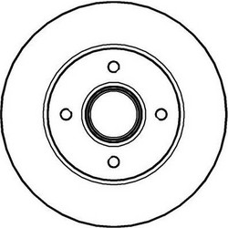 Delphi BG9033RS - DELPHI ΔΙΣΚΟΠΛΑΚΕΣ 1τεμ