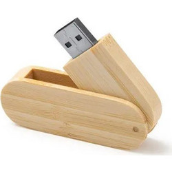 Στικάκι USB από φυσικό μπαμπού, 16 GB, 6,4x1,3x2,2εκ