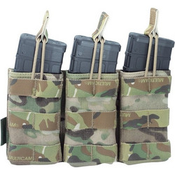 Τριπλή Θήκη Γεμιστήρων Warrior Assault Triple Open Mag M4/AR15 Multicam