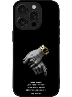 Sonique Men's Edition Θήκη Three Rules (iPhone 16 Pro)