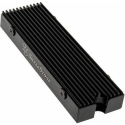 Silverstone M.2 Passive Cooler Slim-profile Aluminum Black Ψύξη Μ.2 SSD Μαύρο SST-TP05