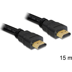 DeLOCK Καλώδιο HDMI 1.4 HDMI Male to HDMI Male 15m Black