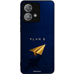 Sonique Men's Edition Θήκη με Σχέδιο «Plan B» (Motorola Edge 40 Neo 5G)