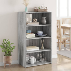 vidaXL Ντουλάπι 70x41x124 εκ. από Επεξεργασμένο Ξύλο - γκρι-sonoma