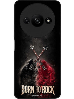 Sonique Men's Edition Back Cover με Σχέδιο «Born to Rock» (Xiaomi Redmi A3 / Redmi A3x)
