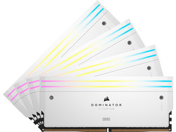 Corsair Dominator Titanium RGB 64GB (4X16GB) DDR5 RAM 6000MHz C36 White