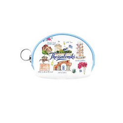 Πορτοφόλι Souvenir μπρελόκ mini - Σετ 10pcs - PVC - Thessaloniki - 10*8*3cm - 0034156