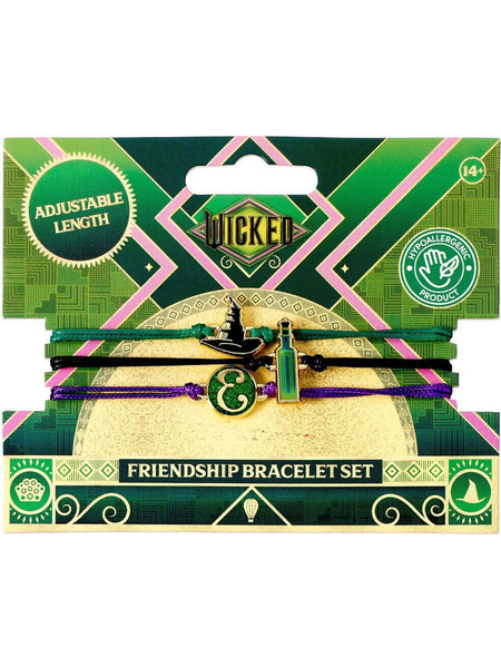 Wicked Elphaba Friendship Set 2 bracelets