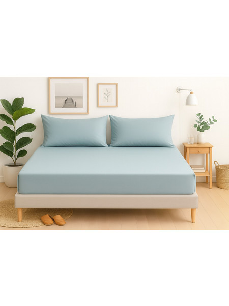 Ζεύγος Μαξιλαροθήκες 50x70 Cosmin Fashion Softelle - Mint