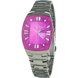 Chronotech Γυναικείο Ρολόι με Ασημί Μεταλλικό Μπρασελέ CT7065L-25M