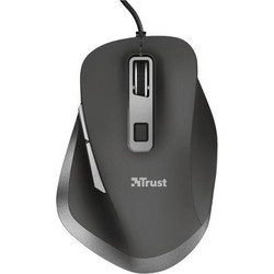 Trust Fyda 24728 Ενσύρματο Ποντίκι Black