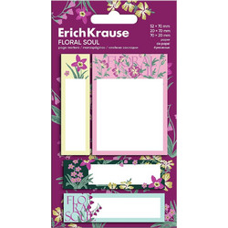 Αυτοκόλλητα Χαρτάκια Σημειώσεων Erichkrause Floral Soul 80 Φύλλα
