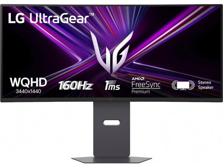 LG UltraGear 34G600A-B Ultrawide VA HDR Curved Gaming Monitor 34" 3440x1440 QHD 160Hz 5ms