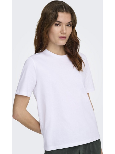 ONLY FREJA LUXE TOP JERSEY 15367970 - White