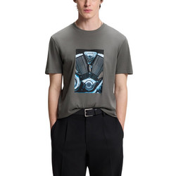 Ανδρικό Dostino T-shirt Γκρι HUGO 50557674-025