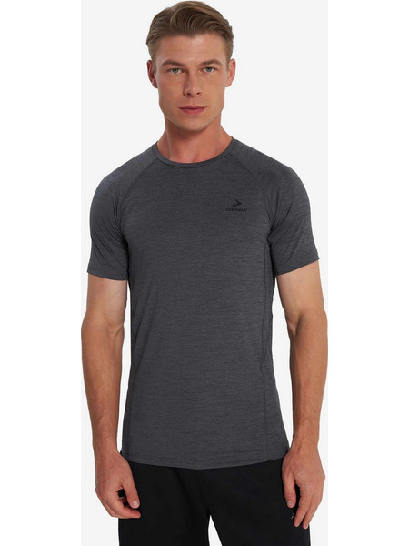 DEMIX Κοντομάνικη μπλούζα D Training HIIT T-shirt short sleeve GREY άνδρες