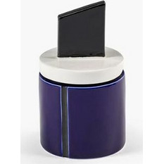 Αρωματικό Κερί Scented 01 S Μπλε-Μαύρο Γυάλινο L 8.5 W 8.5 H 14cm SERAX