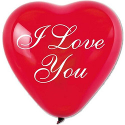 17" Μπαλόνι Καρδιά ρομαντική I love you (25 τεμ)