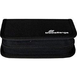 MediaRange Media Storage Wallet for 6 USB Flashdrives & 3 SD Memory Cards Nylon Black (MRBOX98)