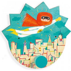 Κρεμάστρα Ξύλινη Superhero 19.5x20.7cm Djeco