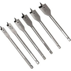 DELI DELI σετ τρυπάνια φτερού DH-MBZ006-ED1 για ξύλο, χάλυβας άνθρακα, 10/12/16/18/20/25mm, εξάγωνο, 6τμχ