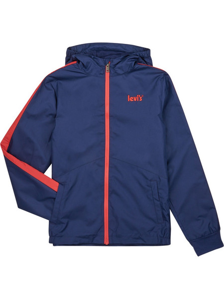 Levi's Παιδικό Μπουφάν Bomber Αντιανεμικό Μπλε 9EH380-BCF