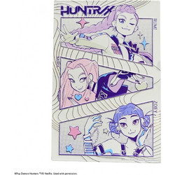 Cinereplicas Embossed aluminum poster - Rumi Mira Zoey - KPop Demon Hunters MAP6149
