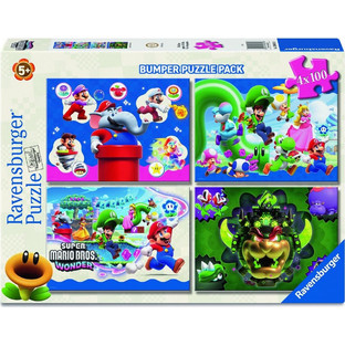 Παιδικό Puzzle Ravensburger Large Super Mario 4X100 Κομμάτια