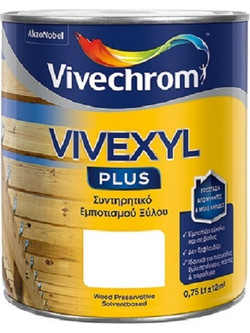 Vivechrom Vivexyl Filter 7 700 Συντηρητικό Εμποτισμού Ξύλου Έτοιμο προς Χρήση Satin 0.75lt