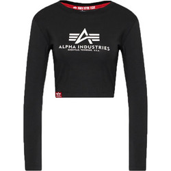 Alpha Industries Γυναικεία μακρυμάνικη μπλούζα Basic Cropped Longsleeve 03