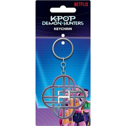 KPop Demon Hunters metal keychain