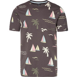 Protest Ανδρική κοντομάνικη μπλούζα Dudley T-shirt 1712511-DEEP GREY
