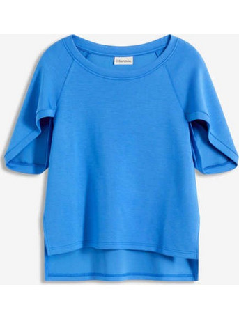 Μπλούζα oversized από χυτή σύμμεικτη βισκόζη