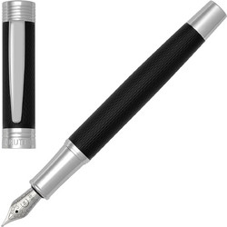 Cerruti 1881 NST4762A Zoom Diamond Black Fountain Pen