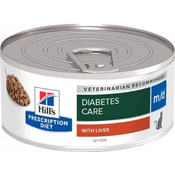 Hill's Prescription Diet Diabetes & Weight Management m/d with Liver 156gr