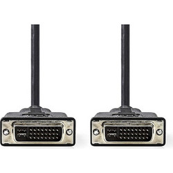 Καλώδιο Nedis DVI-I Male to DVI-I Male 2m Black CCGL32050BK20