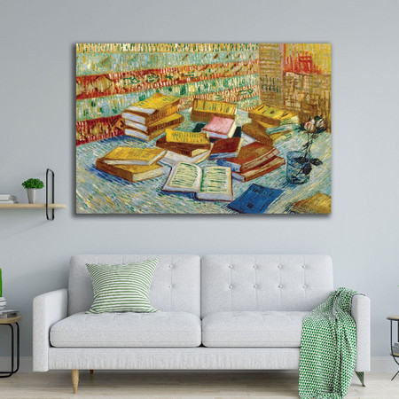 Πίνακας σε καμβά - Vincent van Gogh - The Yellow Books, 1887 - 45 x 30 εκ