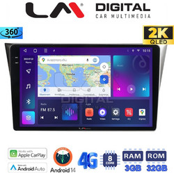 LM Digital ZD8271 Ηχοσύστημα Αυτοκινήτου με Οθόνη Αφής & GPS