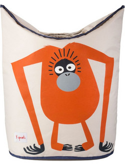 3Sprouts Καλάθι για τα άπλυτα, Orangutan