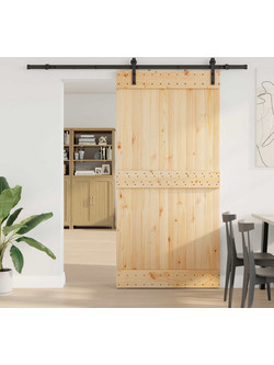 vidaXL Πόρτα Εσωτερική Συρόμενη Ξύλινη 100x210cm 3445262