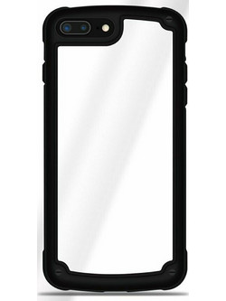 Forcell Θήκη με Πλαίσιο Σιλικόνης Solid Black (iPhone 11 Pro)