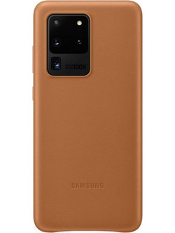 Samsung Leather Cover Brown (Galaxy S20 Ultra)