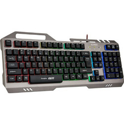 Marvo K611 Gaming Πληκτρολόγιο RGB Silver