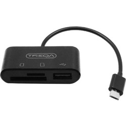 Treqa 24738-01 Card Reader micro USB 2.0 για SD / microSD