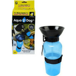 Aqua Dog Πλαστικό Μπουκάλι Νερού για Σκύλο σε Μπλε χρώμα 500ml