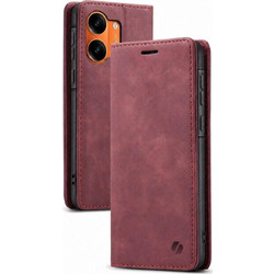 Θήκη Xiaomi Poco X8 Pro Max Spacecase Wallet Πορτοφόλι - Red (5905719141189)
