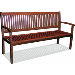 Ξύλινος Καναπές 3 Θέσεων ,158 x 62 x 88(h)cm ,Acacia Wood Lianos VAL 3 AC