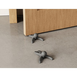 Σετ Στοπ Πόρτας Buddy Umbra - Γκρι - 2 τεμάχια 1013767-149