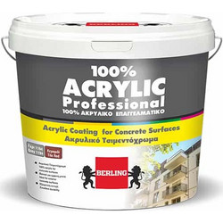 Berling Eco 100% Επαγγελματικό Οικολογικό Ακρυλικό Χρώμα Εξωτερικού Χώρου Λευκό 9lt