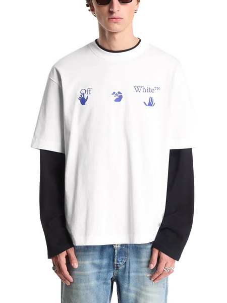 BACCO ARROW SKATE T-SHIRT MEN OFF-WHITE